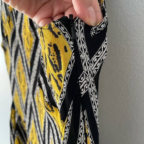 Geometric leopard print dress - Picture 5 of 7